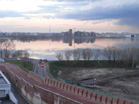 Вид на реку Казанка. Казань, Россия