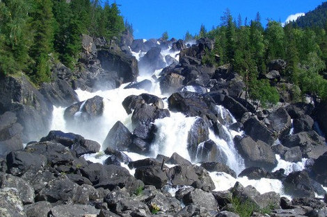 водопад Республика Алтай, Россия