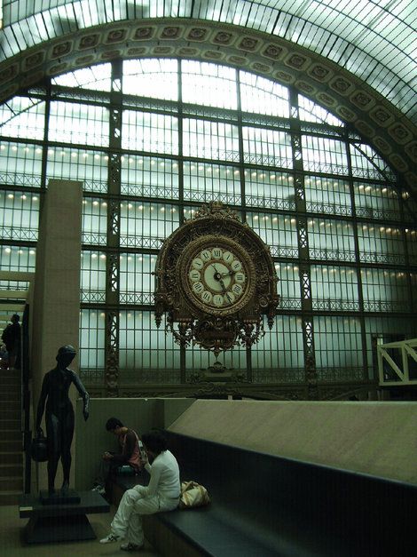 Память о вокзале: часы Париж, Франция