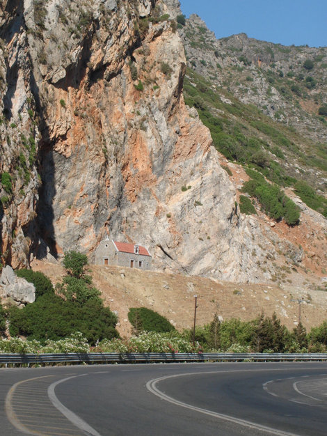 Церковь на скале Остров Крит, Греция