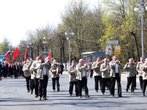 1 мая в Гатчине — городской духовой оркестр.