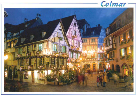 та самая открытка Кольмар, Франция