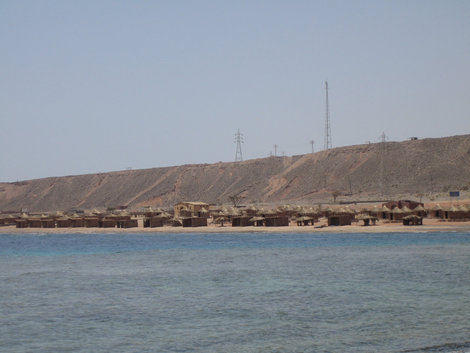 вид на пляж Маагана Провинция Южный Синай, Египет