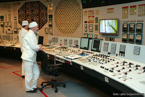 Блочный щит управления — мозги атомной станции Десногорск, Россия