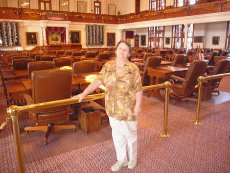 Зал заседаний сената — одной из палат парламента штата Техас. Остин, CША
