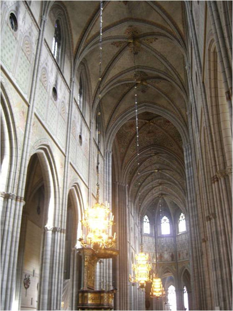 Масштабы готических соборов Уппсала, Швеция