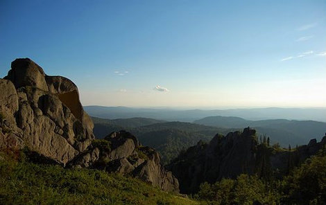 Вид с горы Синюха. Синюха гора (1210м), Россия