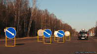 Ремонт дороги в Смоленской области