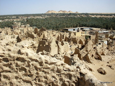 Оазис Сива. Развалины заброшенного города Шали Египет