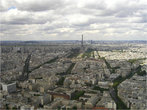 Вид на Эйфелеву башню с башни Монтпарнас