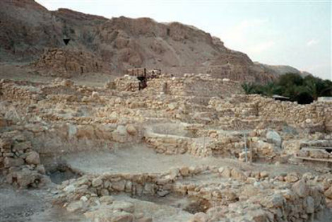 раскопки жилых и рабочих помещений Кумрана Южный округ, Израиль