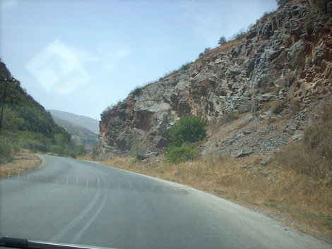 Дорога на Ареополи Полуостров Пелопоннес, Греция