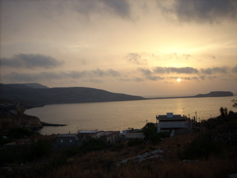 Закат на п-ве Мани Полуостров Пелопоннес, Греция