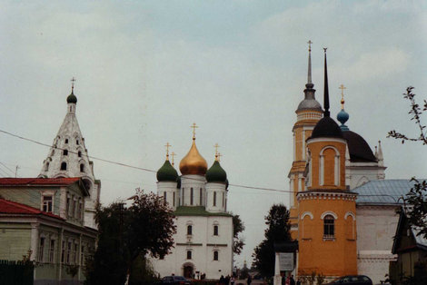 фото Кремль соборная площадь Коломна, Россия