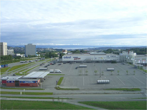 Вид из окна номера Тронхейм, Норвегия