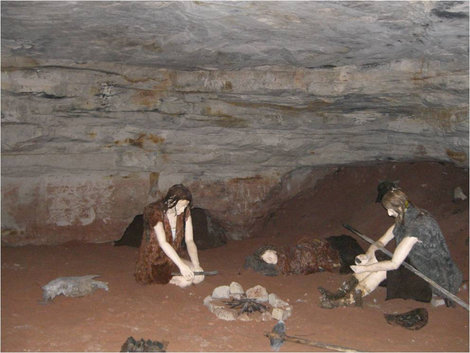 Пещерные люди Ульяновка, Россия