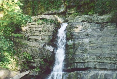 3 змейковский водопад Сочинский национальный парк, Россия