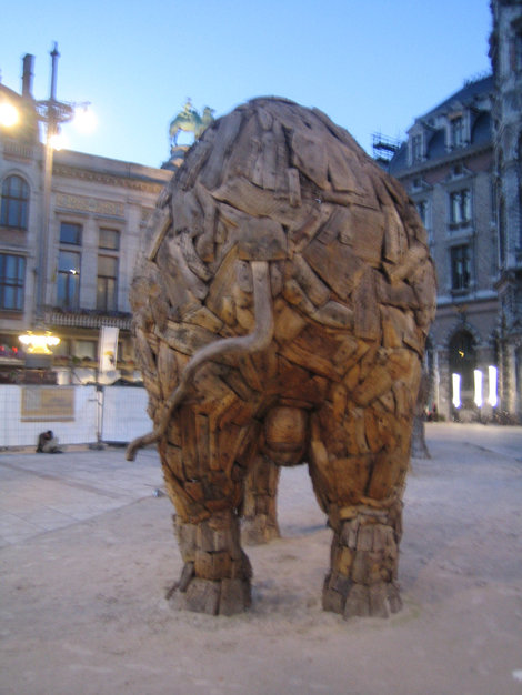 по улицам слона водили... Антверпен, Бельгия