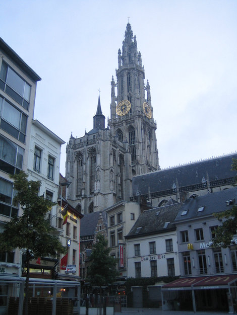 Собор Богоматери, Зеленая площадь Антверпен, Бельгия