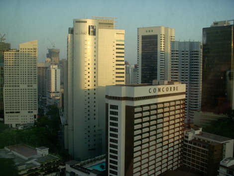Вид из номера отеля Renaissance Hotel 5* Куала-Лумпур, Малайзия