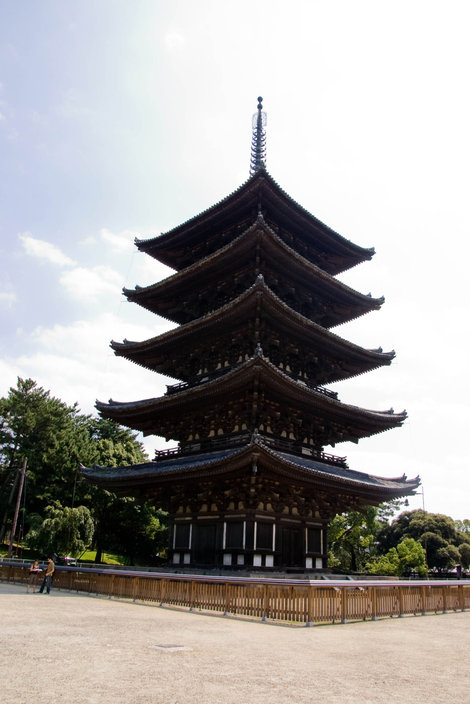 Пятиэтажная пагода в Кофукудзи Нара, Япония