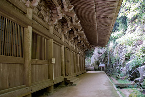 Тропка за храмом Химедзи, Япония