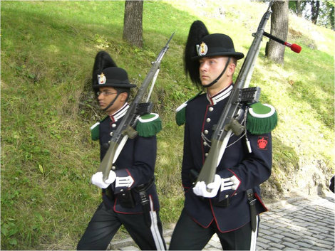 Солдаты крепости Осло, Норвегия