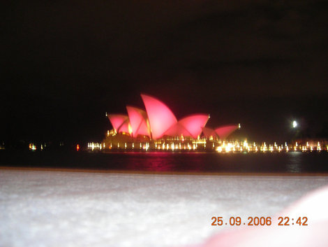 Парламент поздно вечером Сидней, Австралия