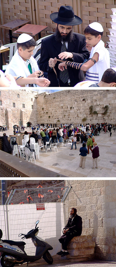 Вот и Стена Плача. Она же стена крика, шума, гама и уединения. Израиль