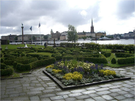 Садик у Ратуши Стокгольм, Швеция