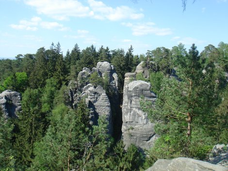 Праховские скалы Чешский Рай Заповедник, Чехия