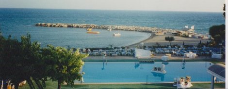 Вид с балкона Лимассол, Кипр