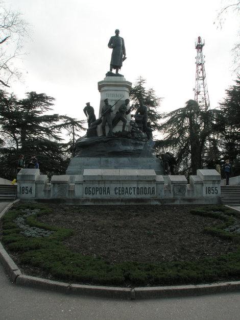 памятник тотлебину Севастополь, Россия