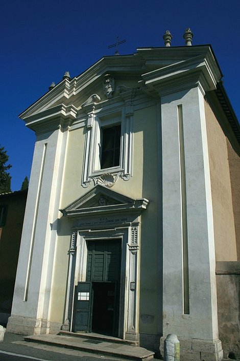 Церковь Domine, Quo Vadis? Рим, Италия