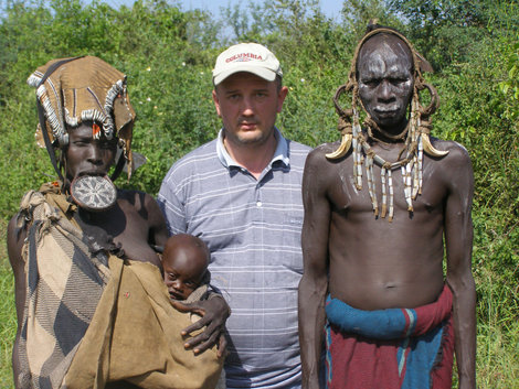 Племя Мурси. Эфиопия