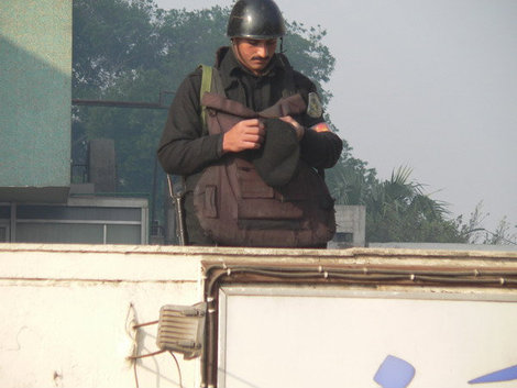 Полицейский в Каире. Хургада, Египет