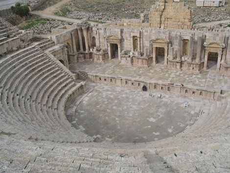 Южный амфитеатр Джераш, Иордания