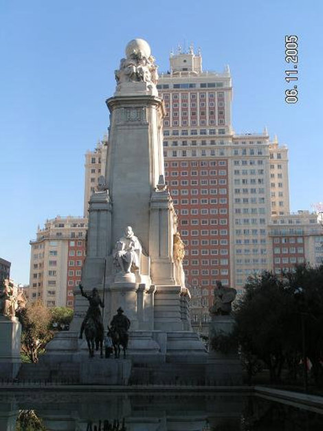 Памятник Сервантесу Мадрид, Испания
