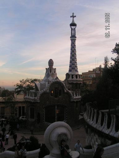 Пряничный вид Барселона, Испания