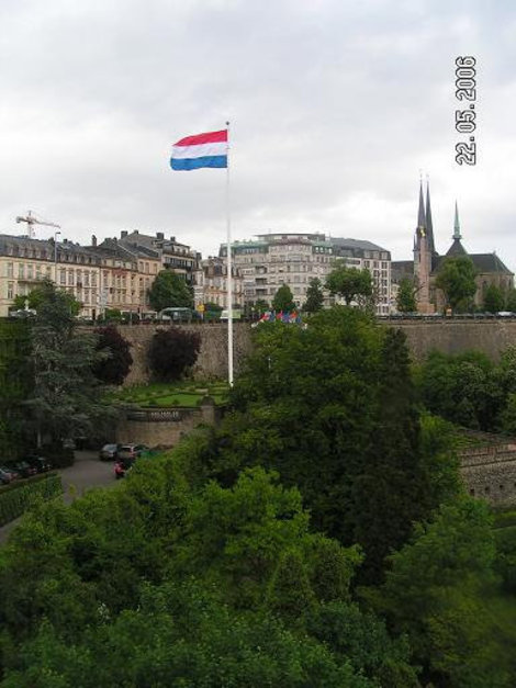 Панорама столицы Люксембург, Люксембург