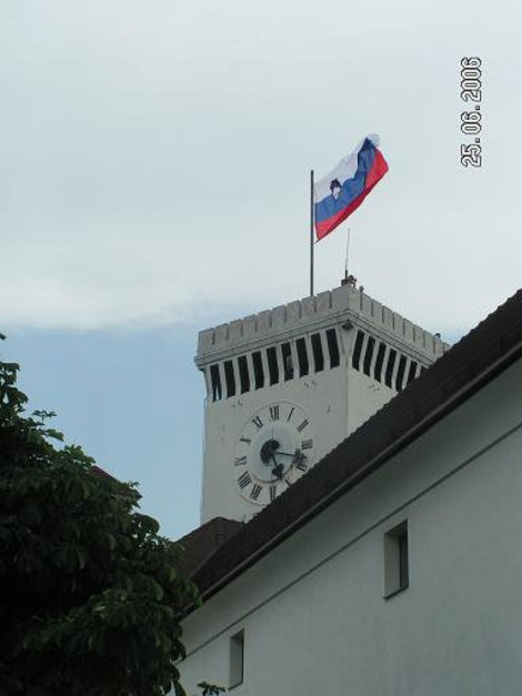 Башня с флагом Любляна, Словения