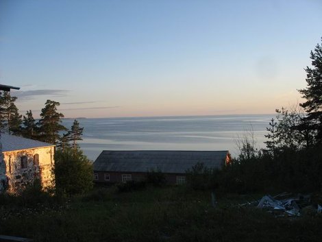 Кий остров на Белом море Онега, Россия