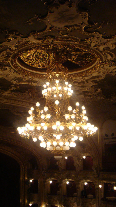 Потолок Пражской оперы Прага, Чехия