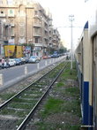 Александрия. Трамвай. Вид на рельсы