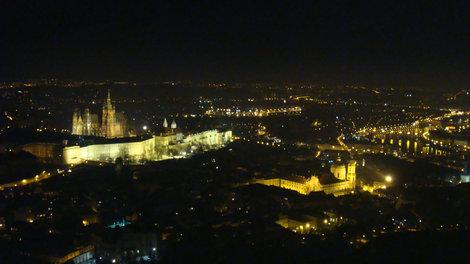 Вид с Эйфелевой башни Прага, Чехия