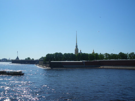 Вид с моста Санкт-Петербург, Россия