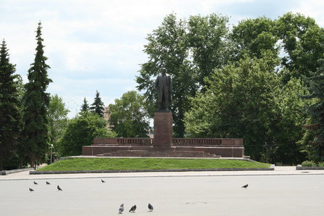 Памятник В.И.Ленину. Саранск, Россия