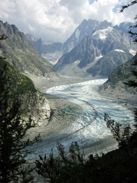Ледник Мер-де Глас Рона-Альпы, Франция