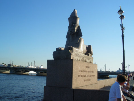 Загадочные сфинксы на берегах Невы Санкт-Петербург, Россия