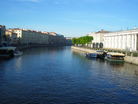 Вид с моста Санкт-Петербург, Россия